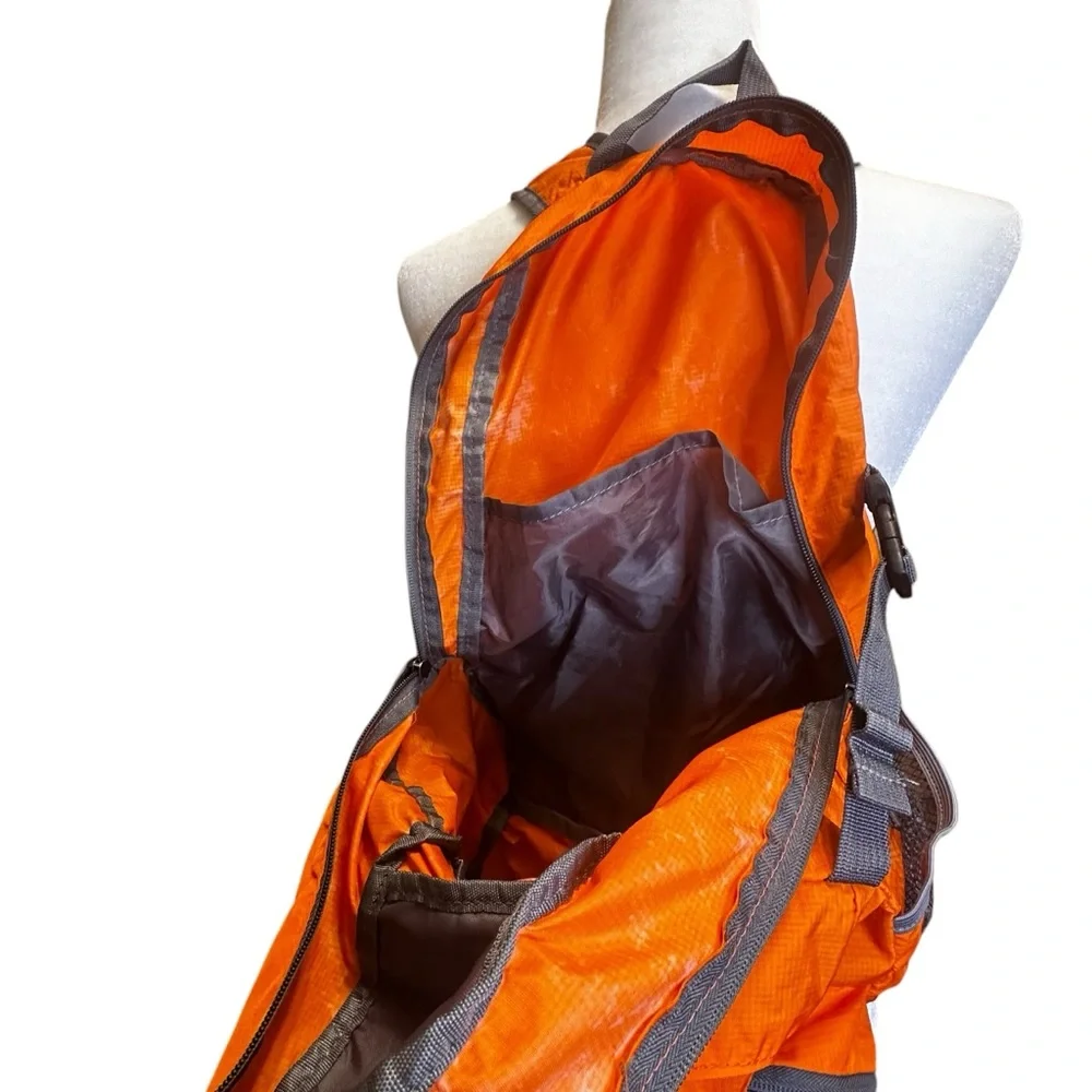 Olar Hike Orange & Gray Backpack, Durable Fabric, Padded Straps perfect 4 hiking